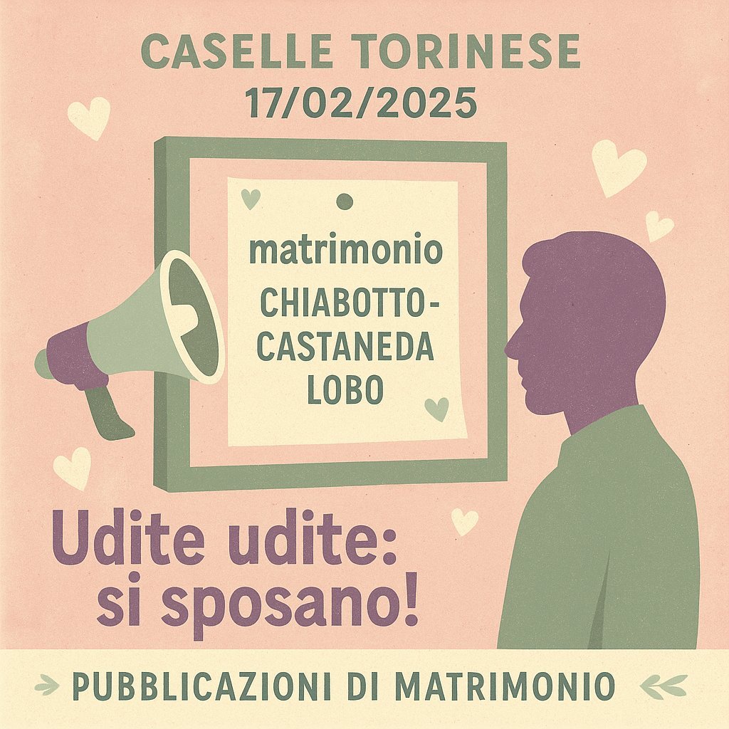 Pubblicazione Matrimonio