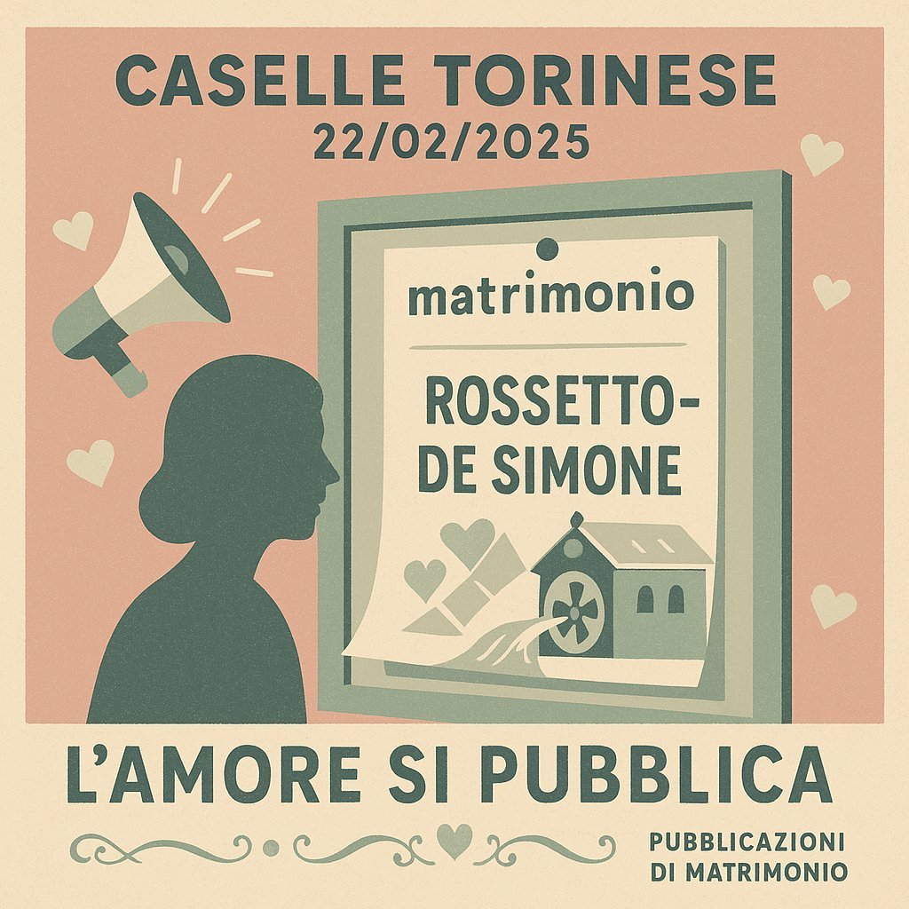 Pubblicazione Matrimonio