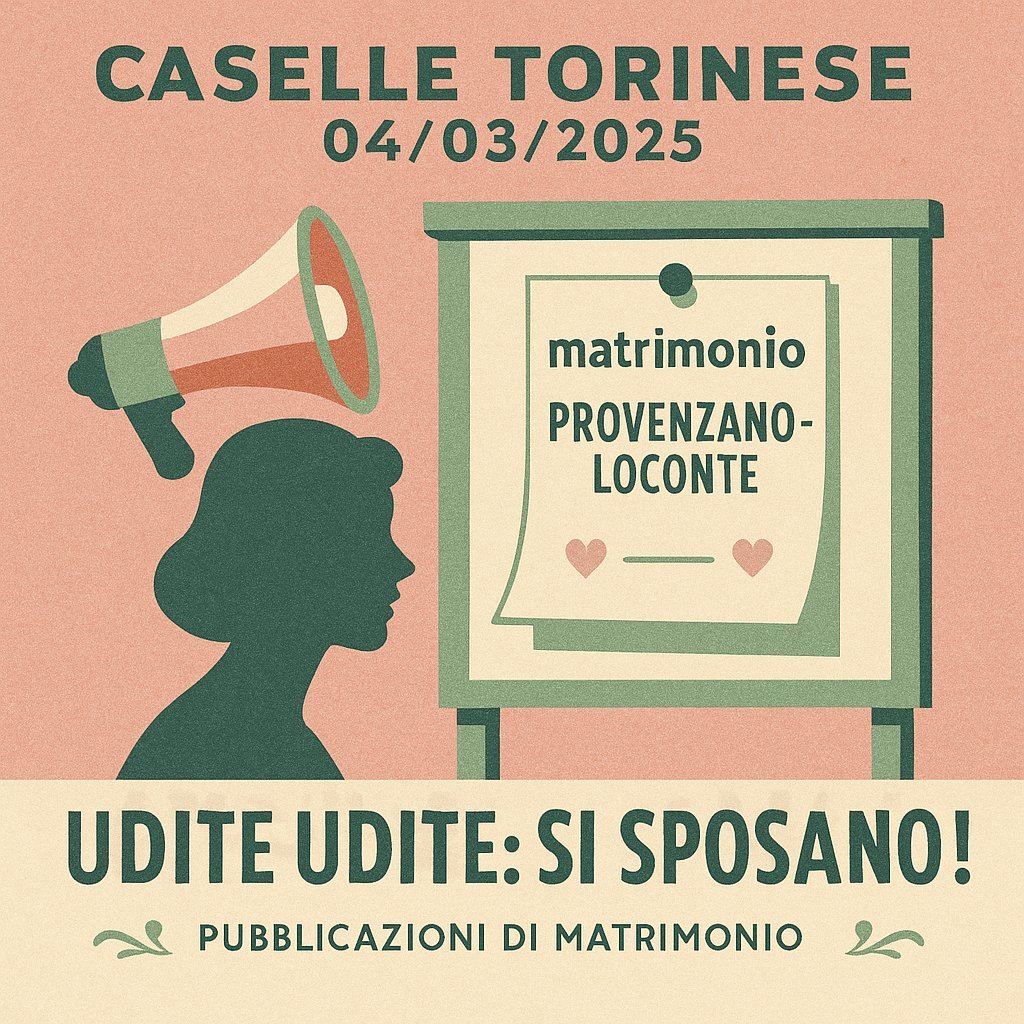 Pubblicazione Matrimonio