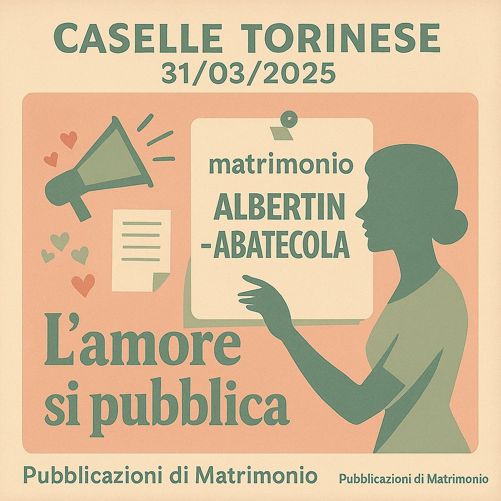Pubblicazione Matrimonio