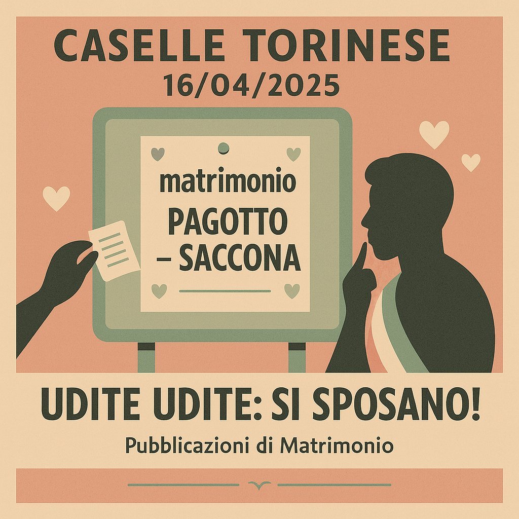 Pubblicazione Matrimonio