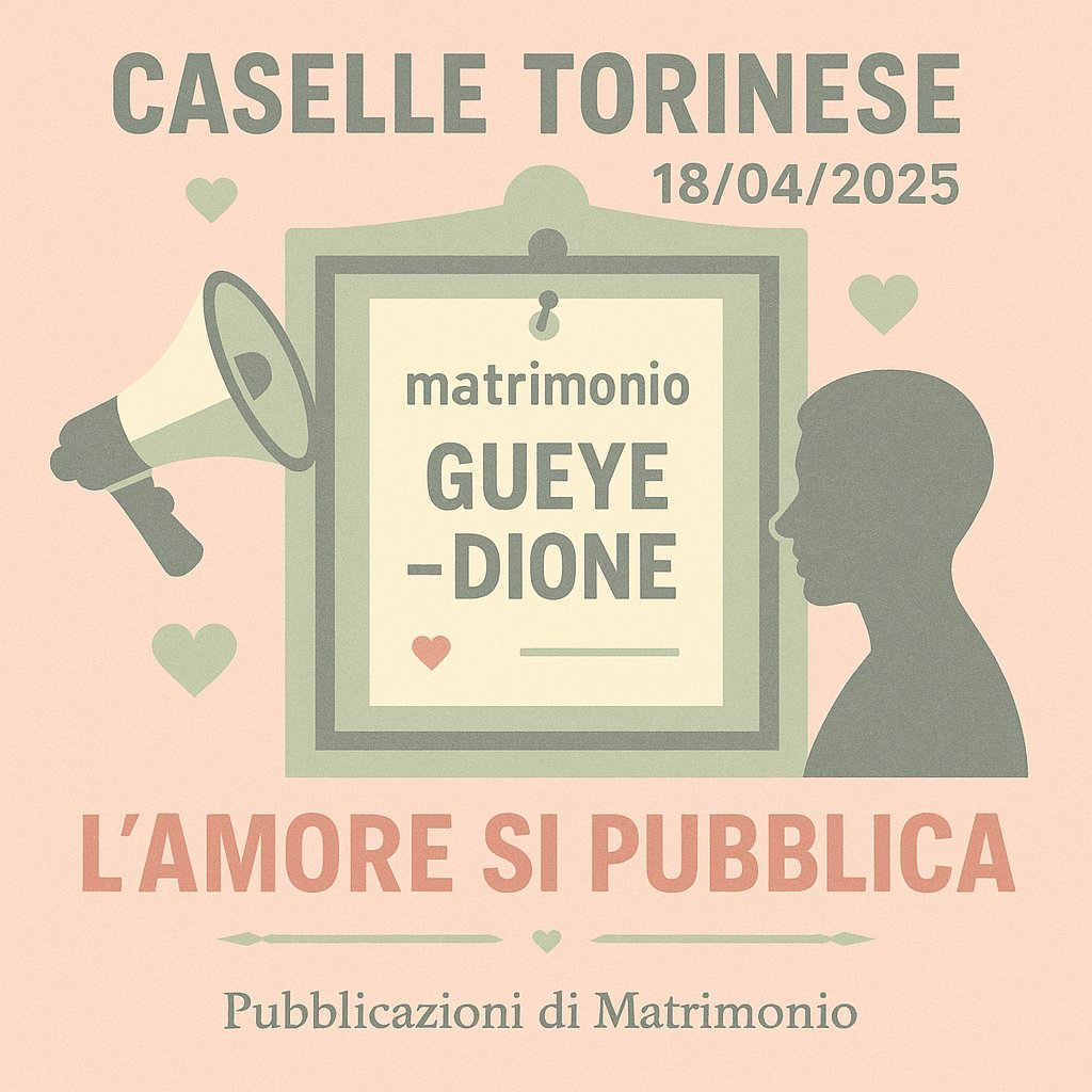 Pubblicazione Matrimonio