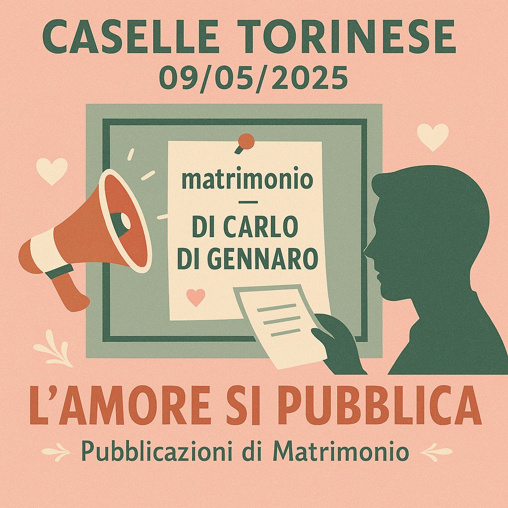 Pubblicazione Matrimonio