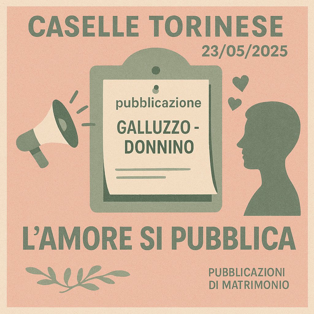 Pubblicazione Matrimonio