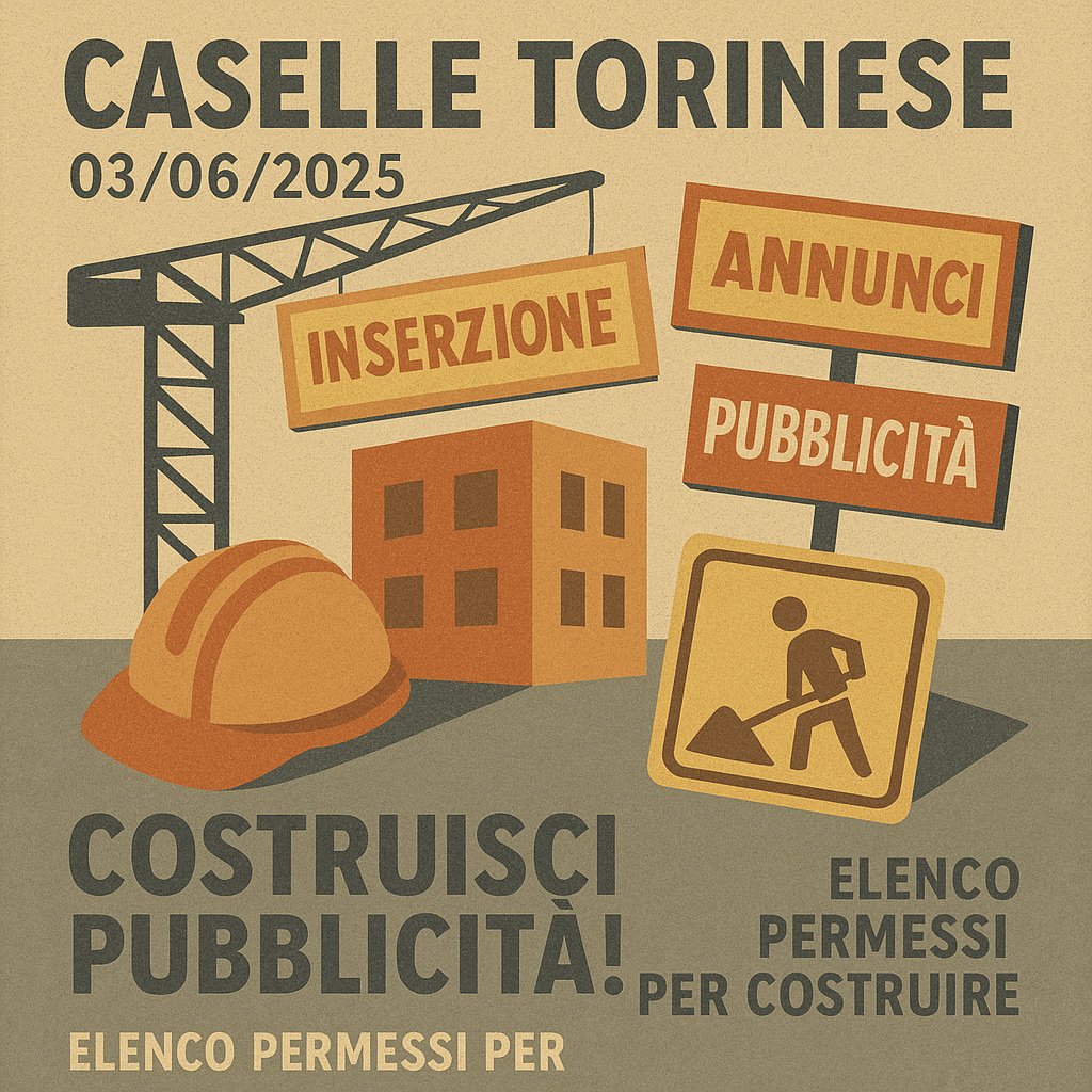 Elenco permessi per Costruire
