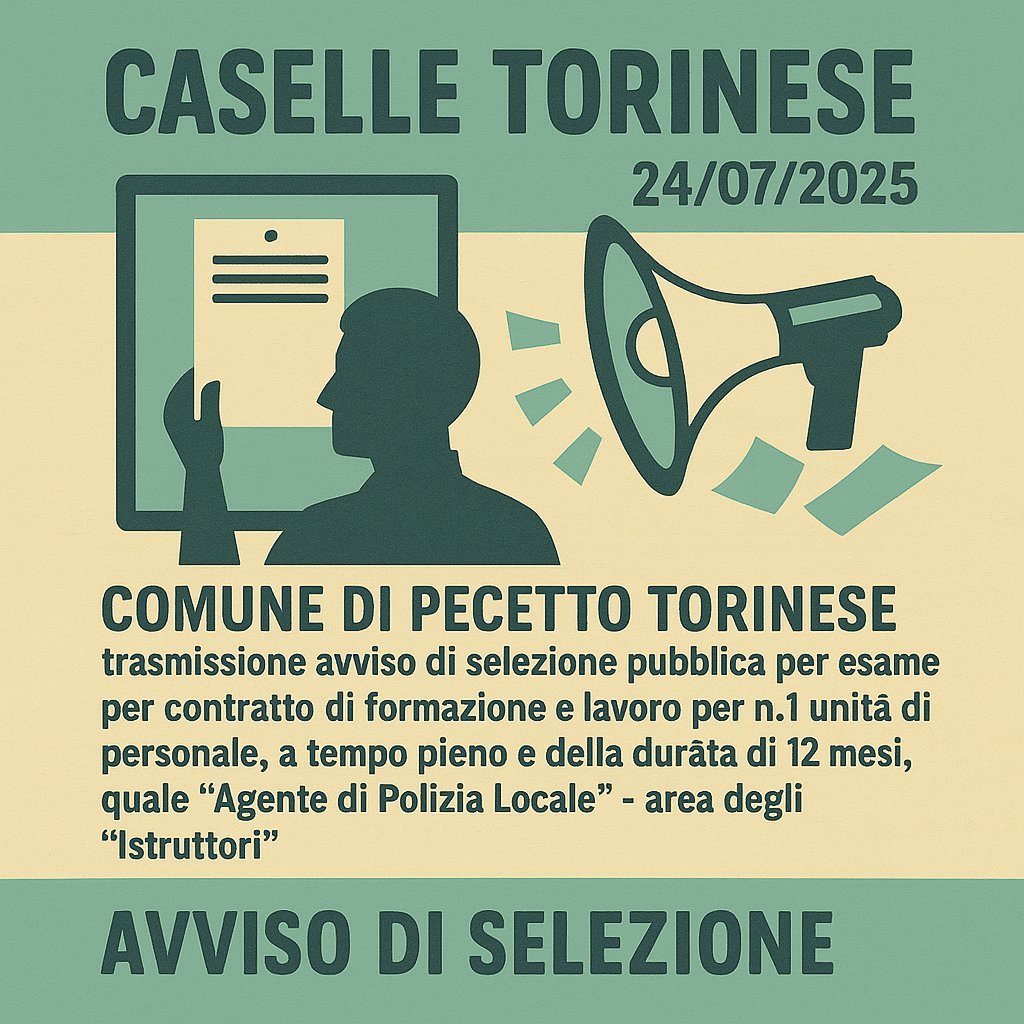 Avviso di Selezione