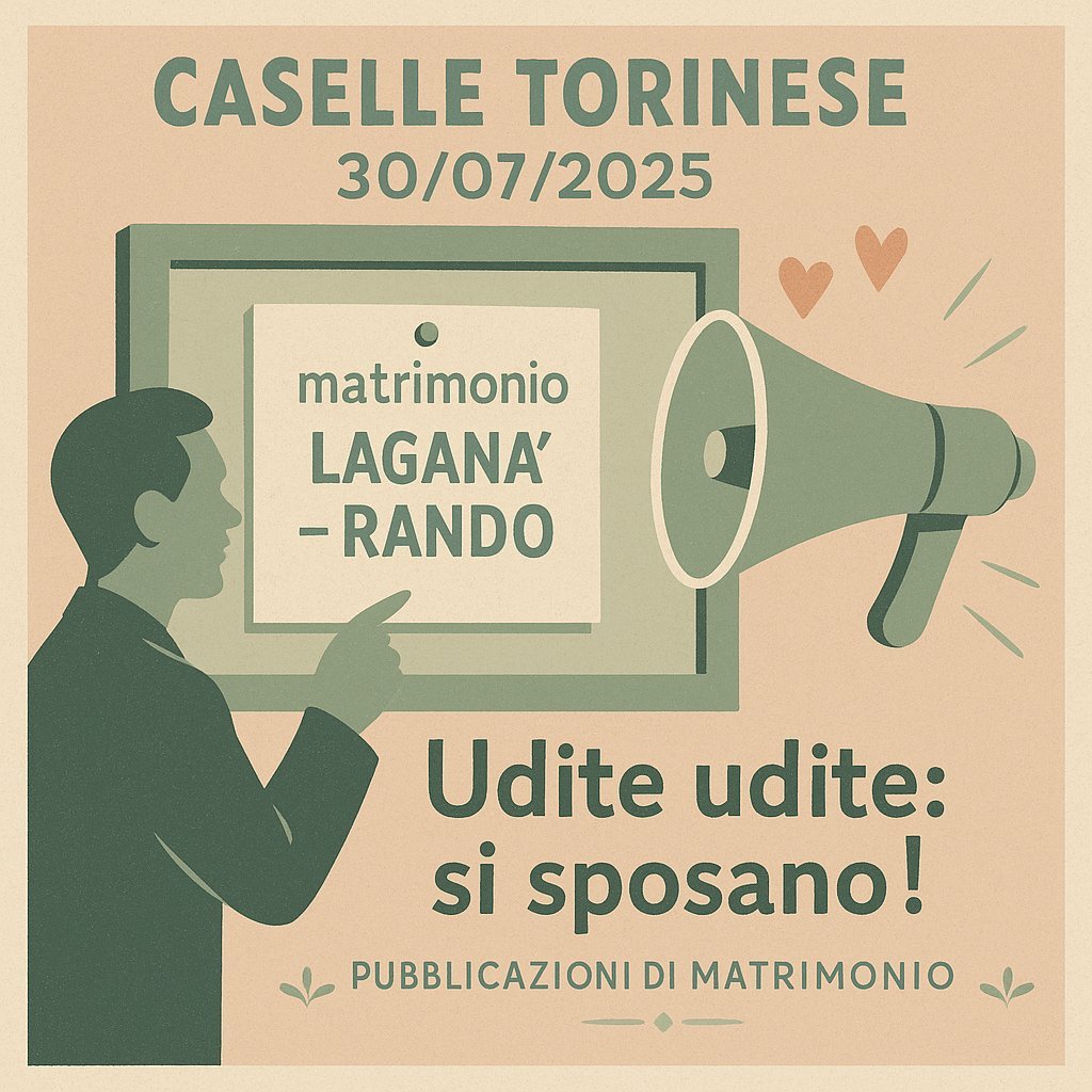 Pubblicazione Matrimonio