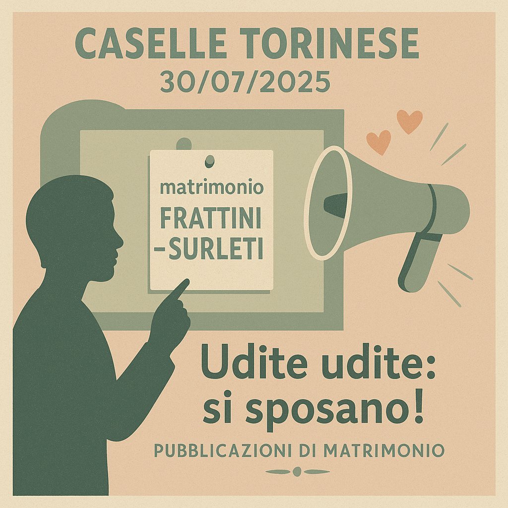 Pubblicazione Matrimonio
