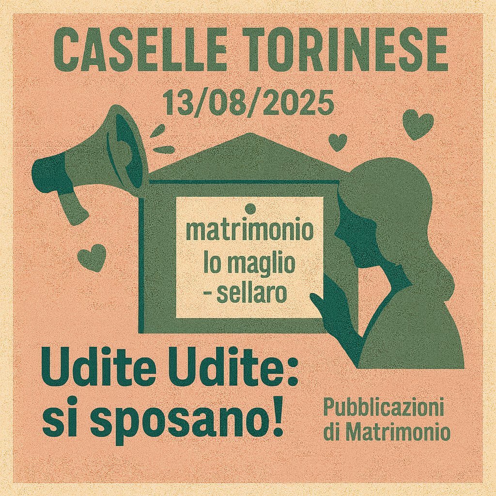 Pubblicazione Matrimonio