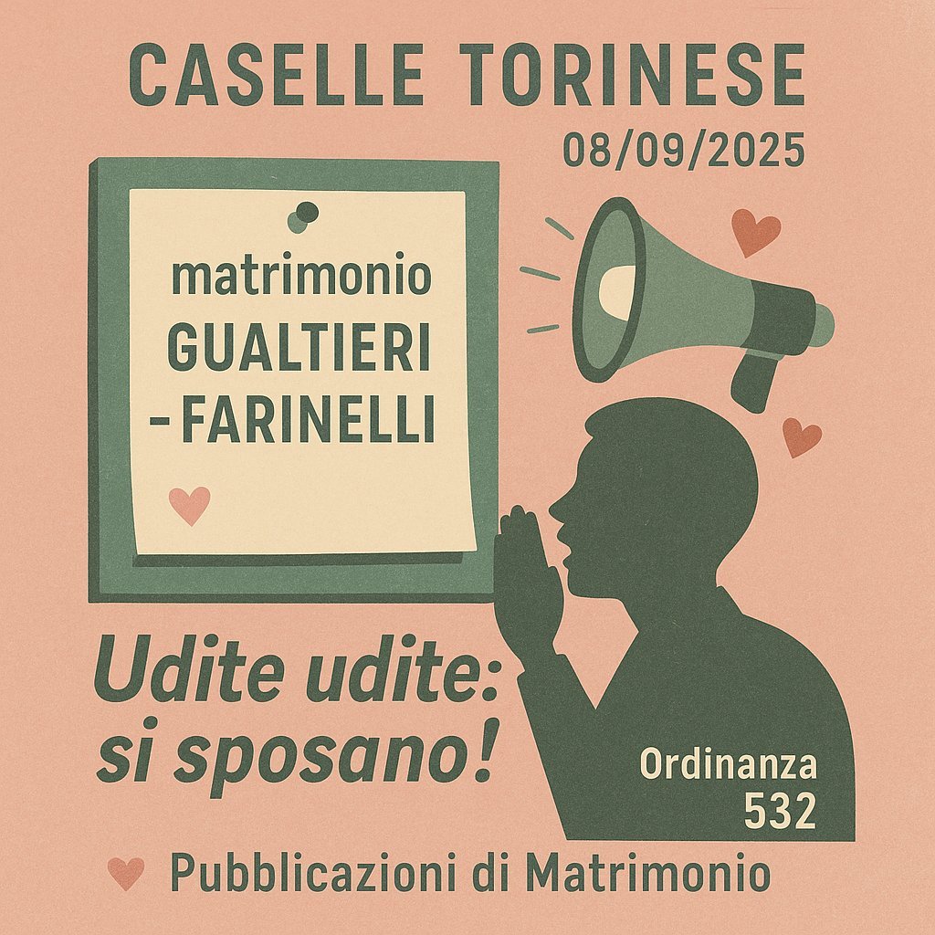 Pubblicazione Matrimonio