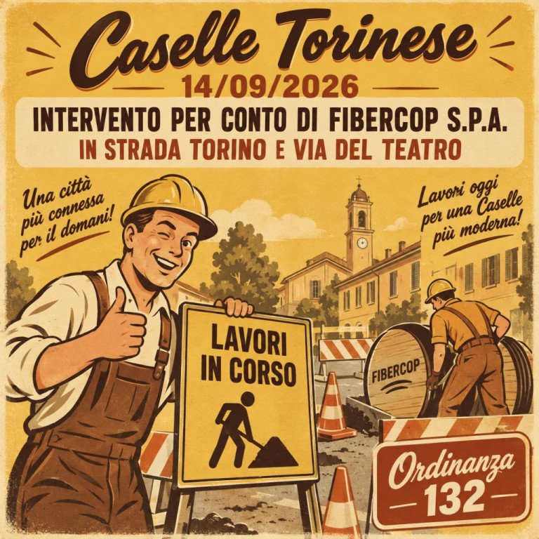 INTERVENTO PER CONTO DI FIBERCOP S.P.A. IN STRADA TORINO E VIA DEL TEATRO